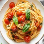 Tomato Basil Pasta (ready in 15 mins!)