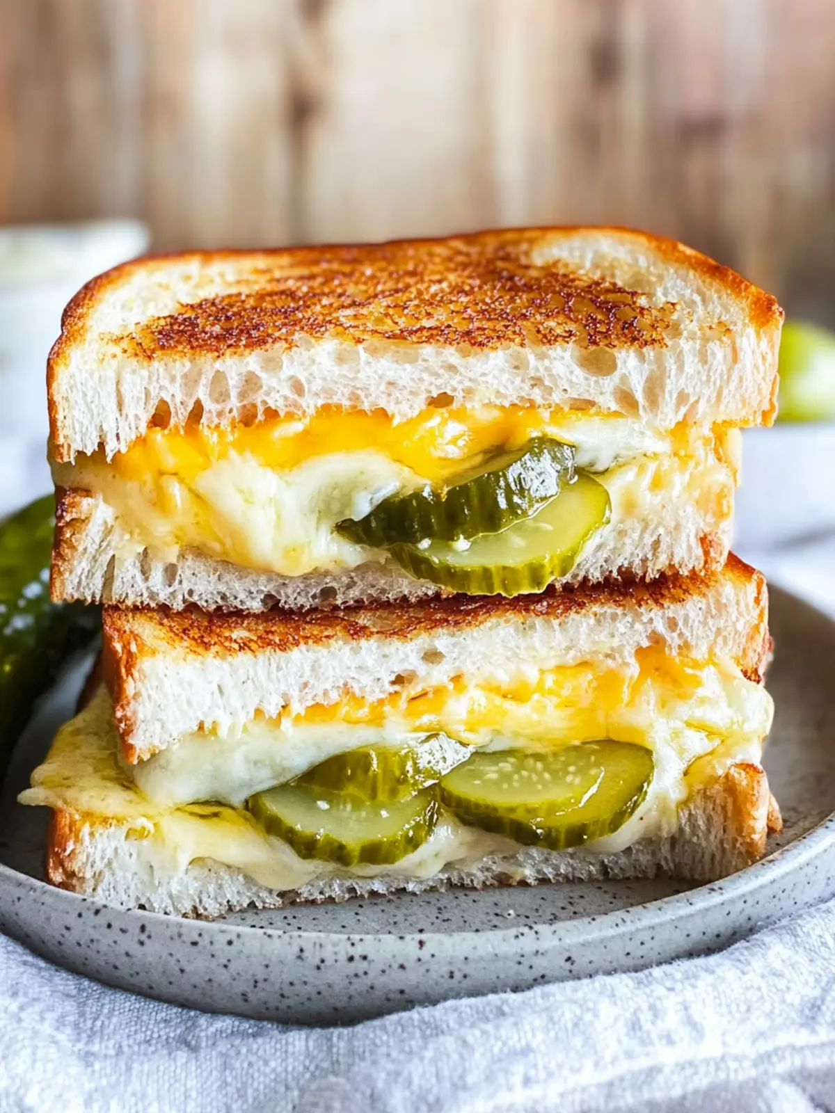 Pickle Grilled Cheese Sandwich