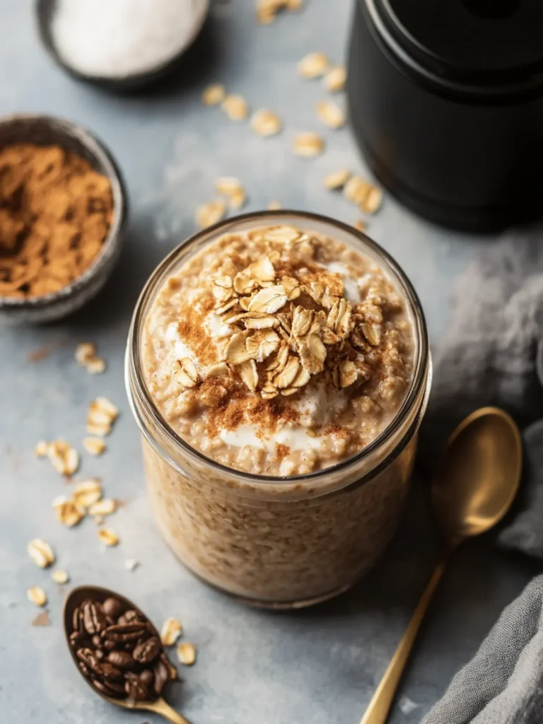 Brown Sugar Coffee Overnight Oats
