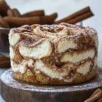 Cinnamon Swirl Protein Cake