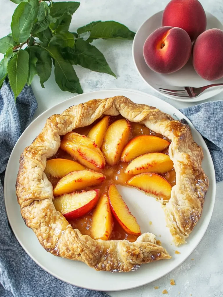 Vegan Peach Galette