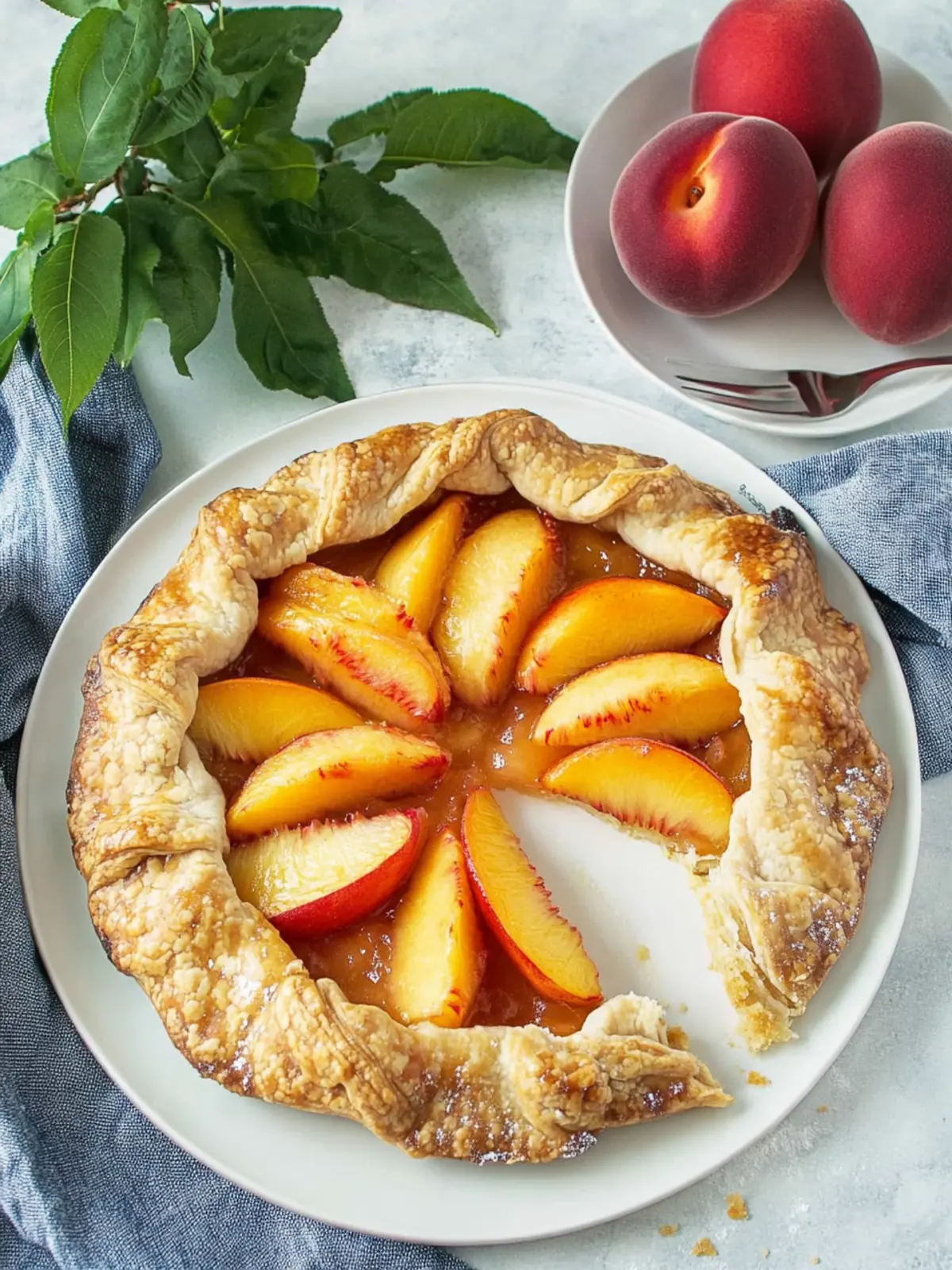 Vegan Peach Galette