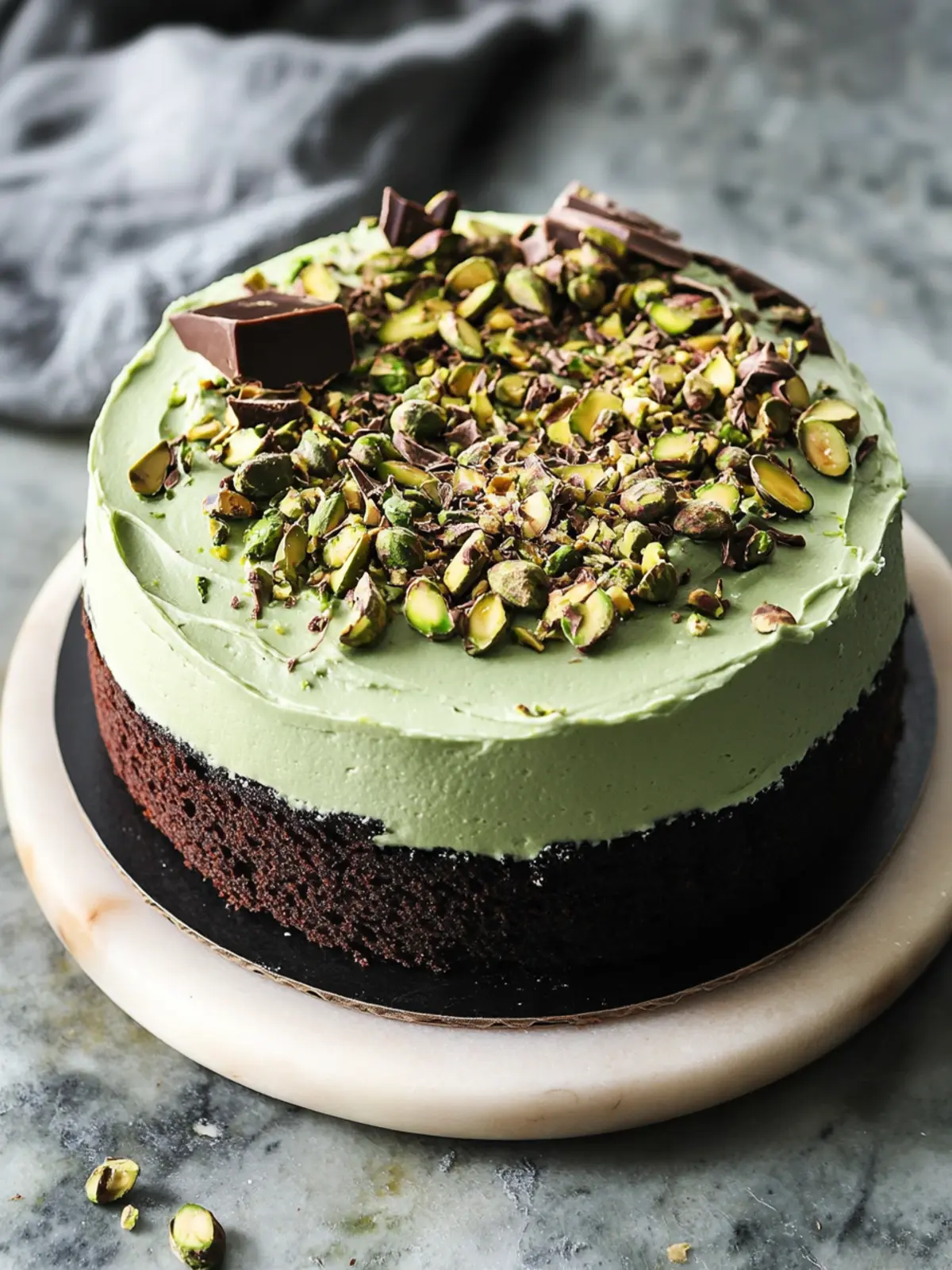 Chocolate Pistachio Cake
