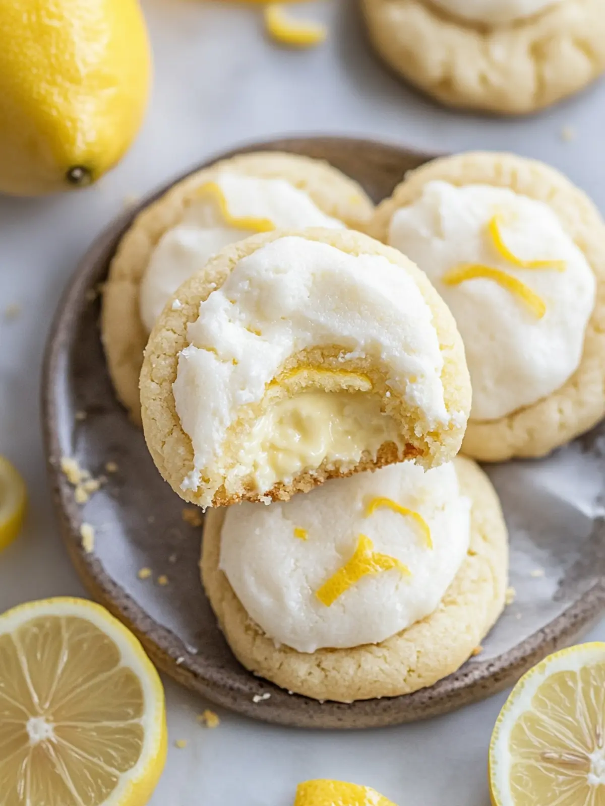 Lemon Cheesecake Cookies