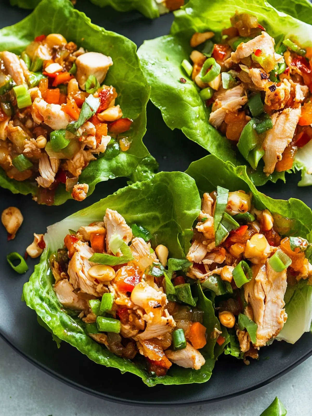 Asian Chicken Lettuce Wraps
