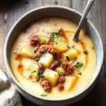 Spanish Potato Soup with Chorizo