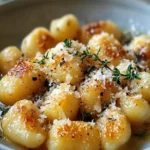 Savory Roasted Garlic Parmesan Gnocchi