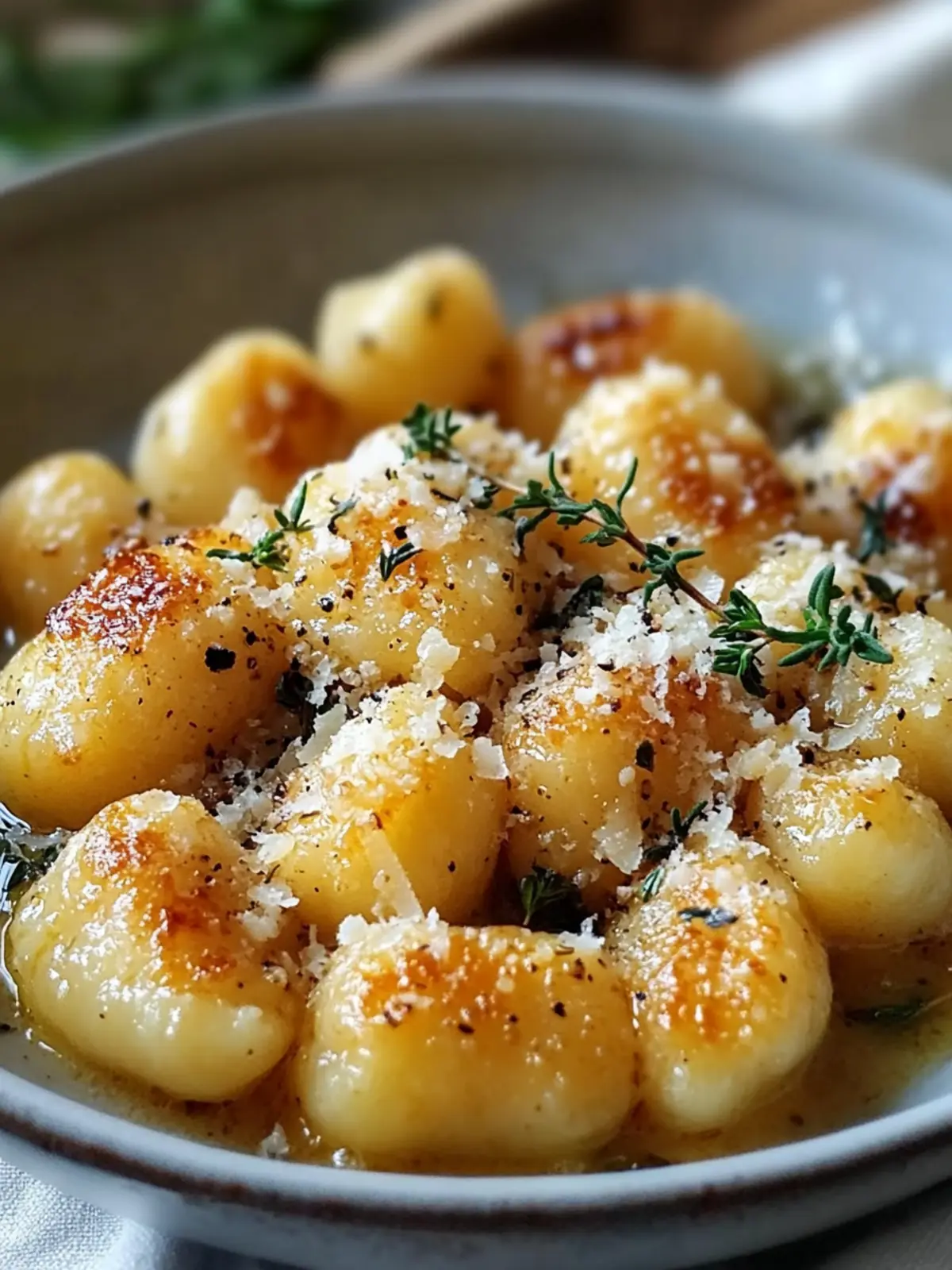 Savory Roasted Garlic Parmesan Gnocchi