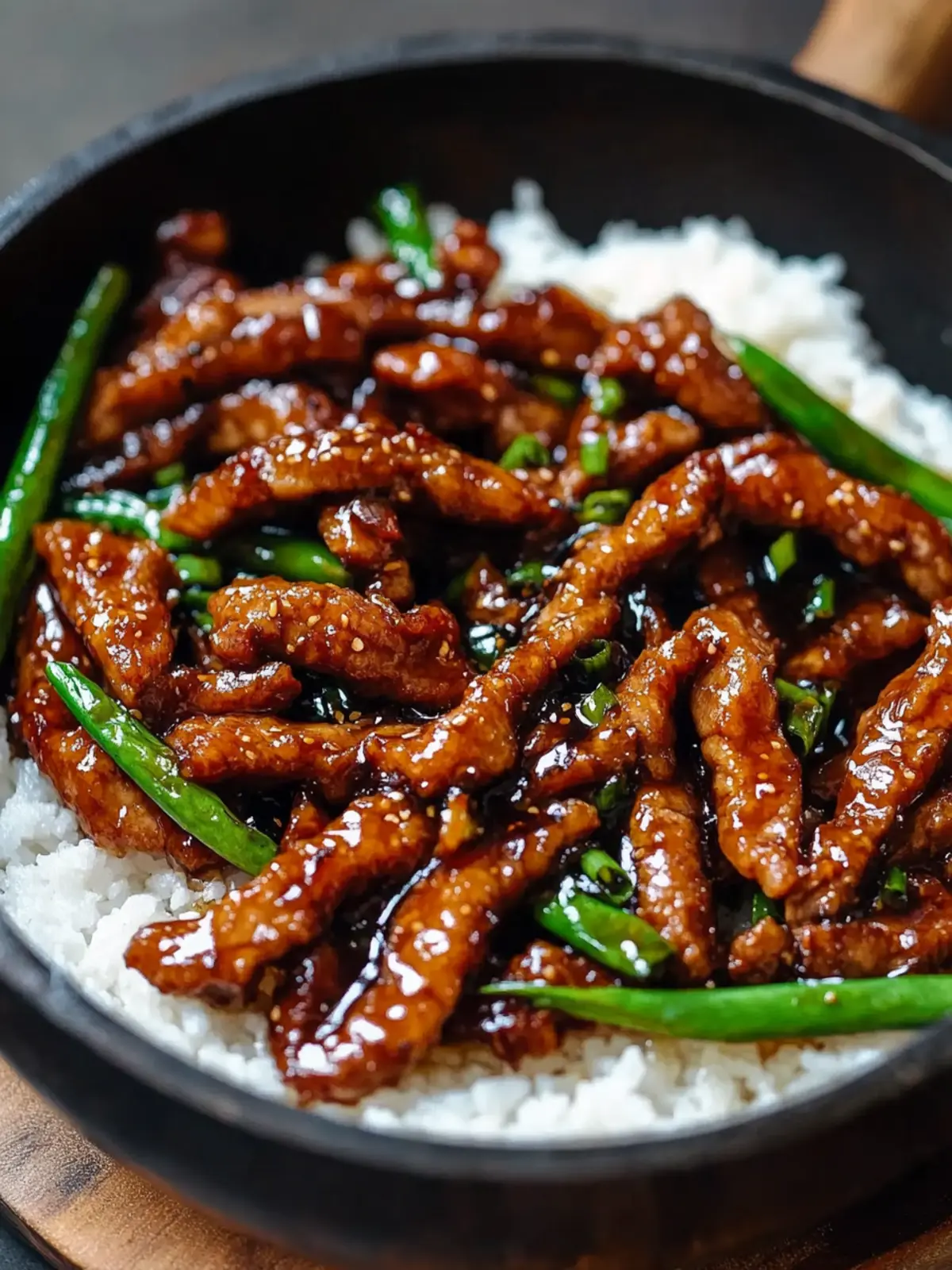 Sticky Honey Garlic Pork