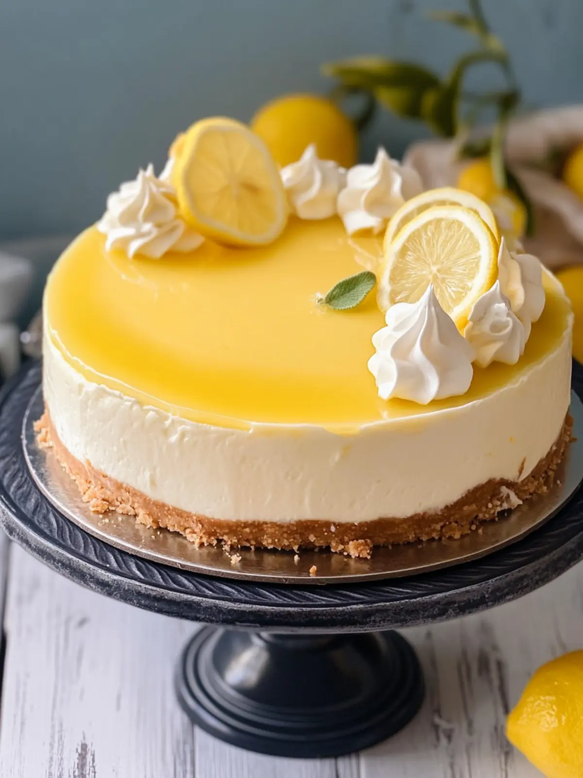 Lemon Curd Cheesecake