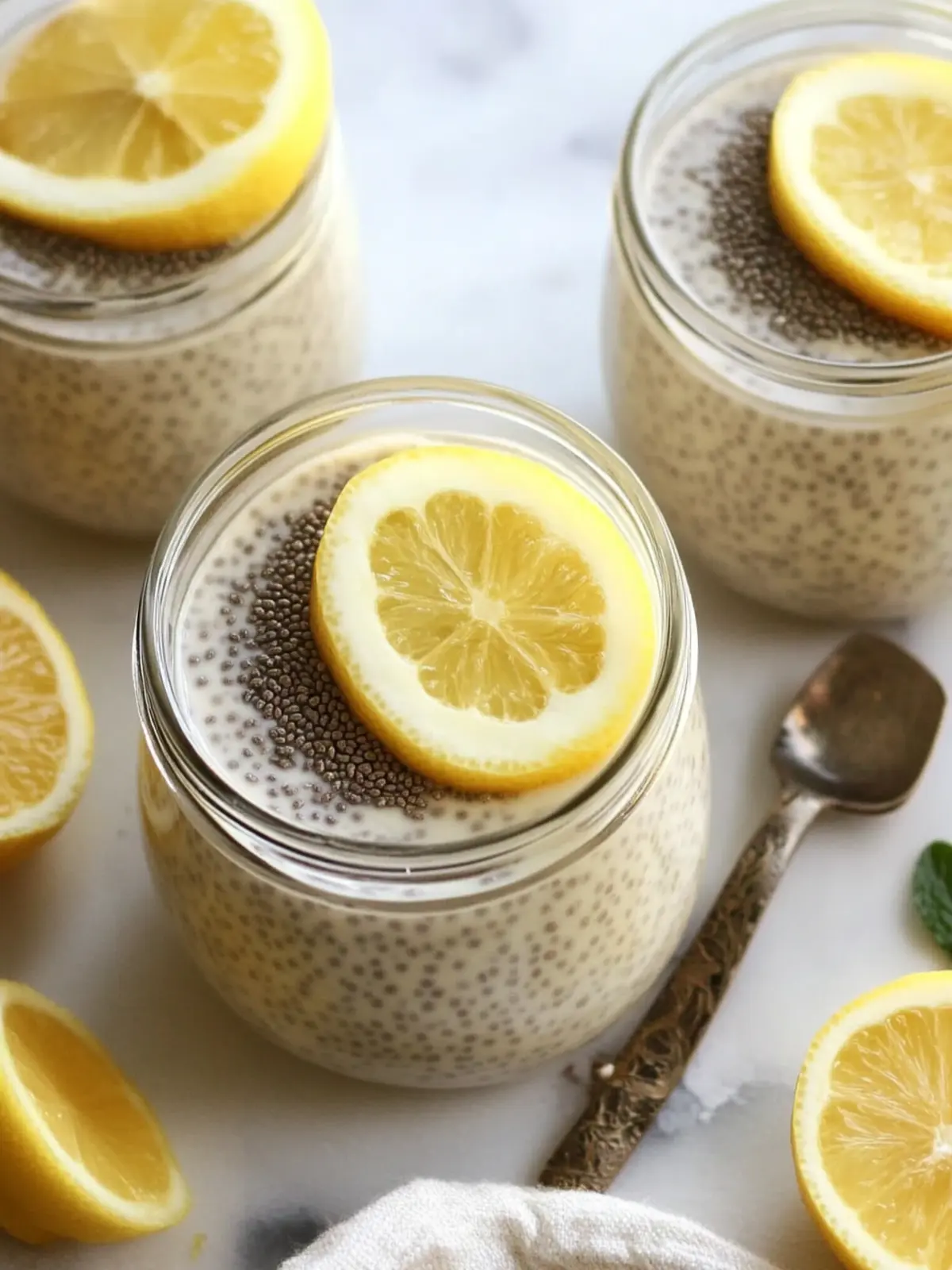 Lemon Vanilla Chia Pudding
