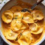 20 Minute Creamy Pumpkin Ravioli