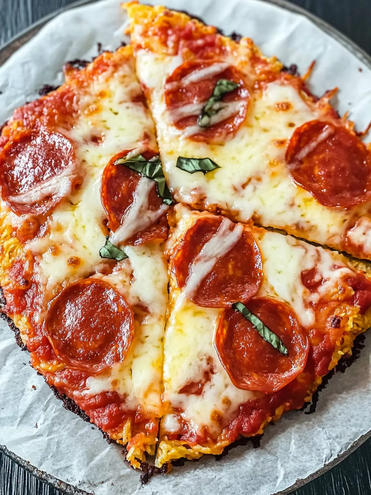 Keto Spaghetti Squash Pizza Crust