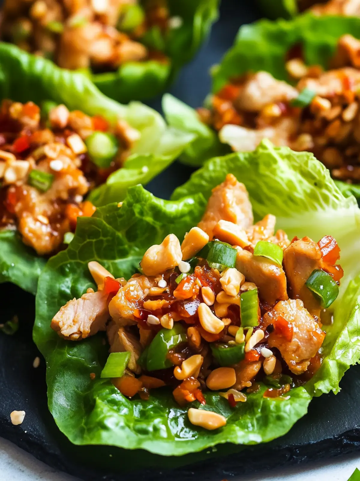 Asian Chicken Lettuce Wraps
