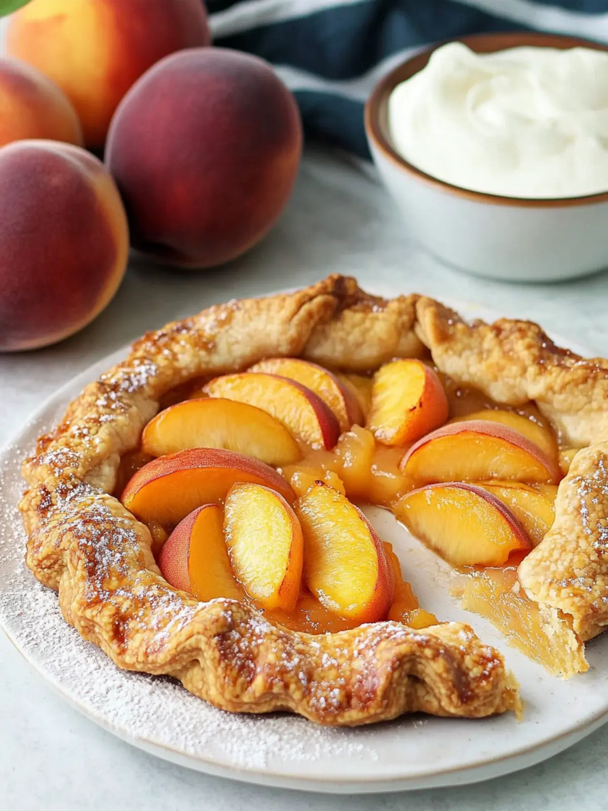 Vegan Peach Galette